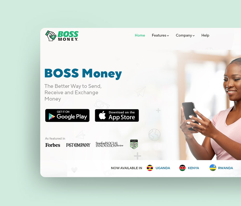 Building BossMoney Africa’s Website Following Rebrand From Leaf Global Fintech